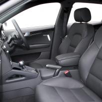 Audi rs3 sportback black leather with silver stitching 002