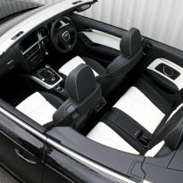 Audi a5 cab s-line black  white leather 003