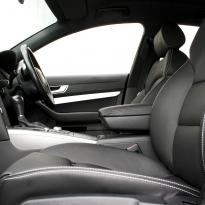 Audi a6 saloon s-line tl black leather with white stitching 004