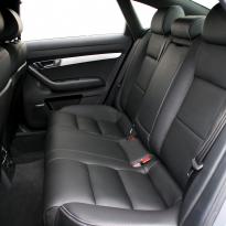 Audi a6 saloon s-line tl black leather with white stitching 005