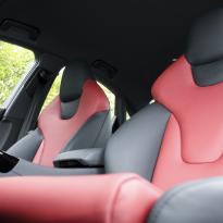 Audi s4 saloon nl b8 black nappa leather with dark red nappa inserts 004