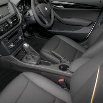 Bmw e84 x1 se black leather with yellow piping 003