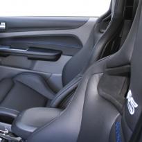 Ford focus rs black leather with blue stitching 005