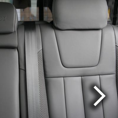 Isuzu dmax blade black with fabric inner wings  silver stitching thumbnail