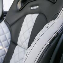 Merc 117 cla 45 amg black nappa with portland grey quilted sections 007