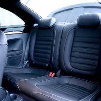 Vw beetle sport black with silver stitching 008