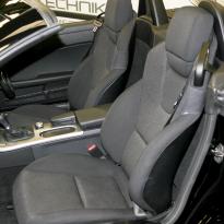 Mercedes slk roadster black leather white stitching