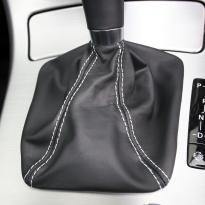 Roadster black leather white stitching 9