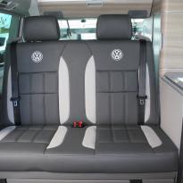 Volkswagen california campervan grey leather with perforated inserts 029