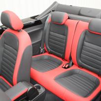 Beetle cabriolet design black with red outer boarders(7)
