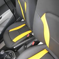 Audi a1 sptback se black with yellow inserts(5) 