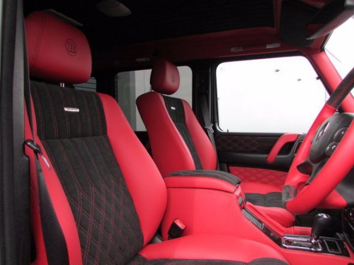 Mercedes Benz G Wagon Classic Red Nappa Leather And Black